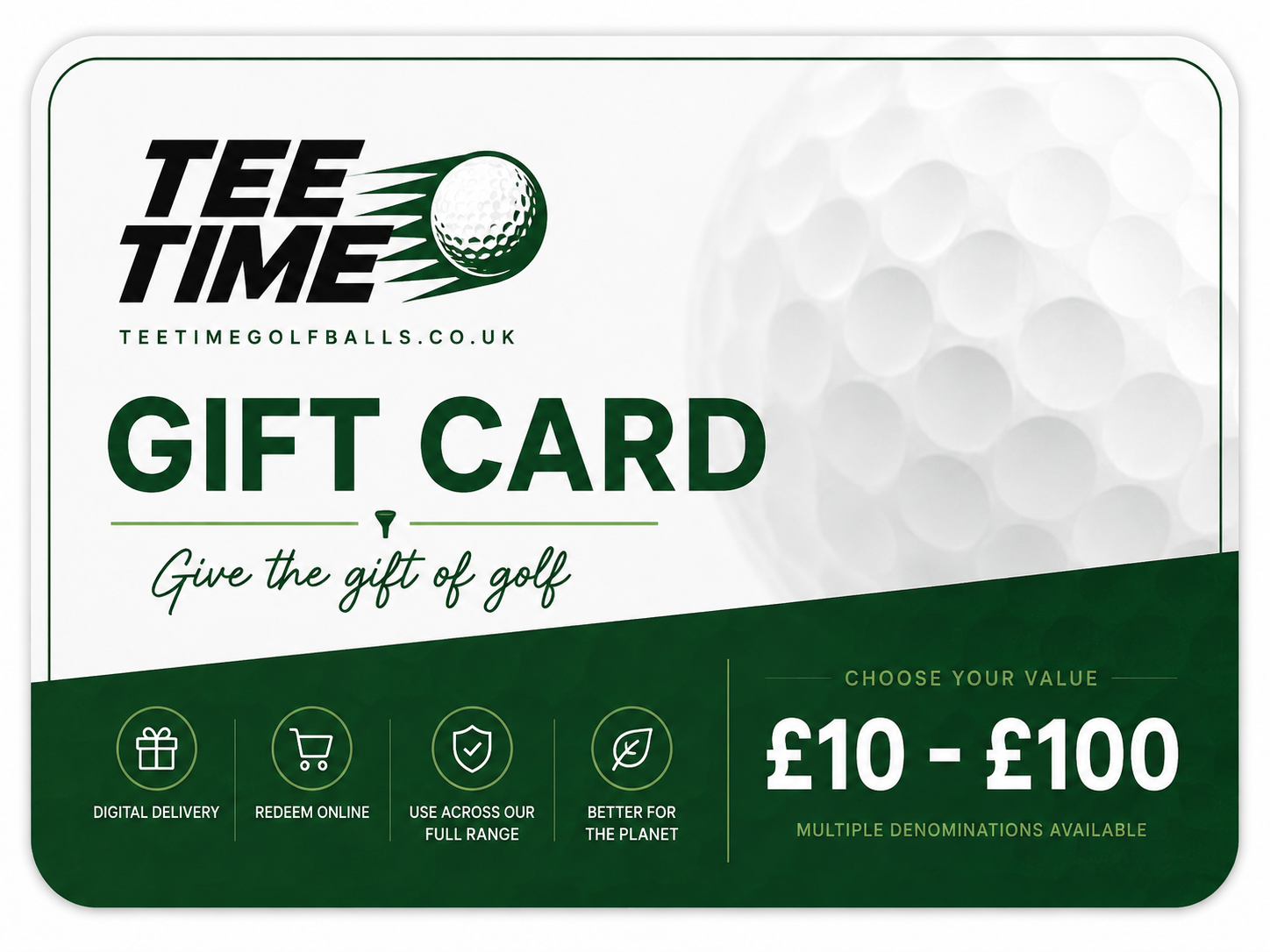 Tee Time Gift Cards