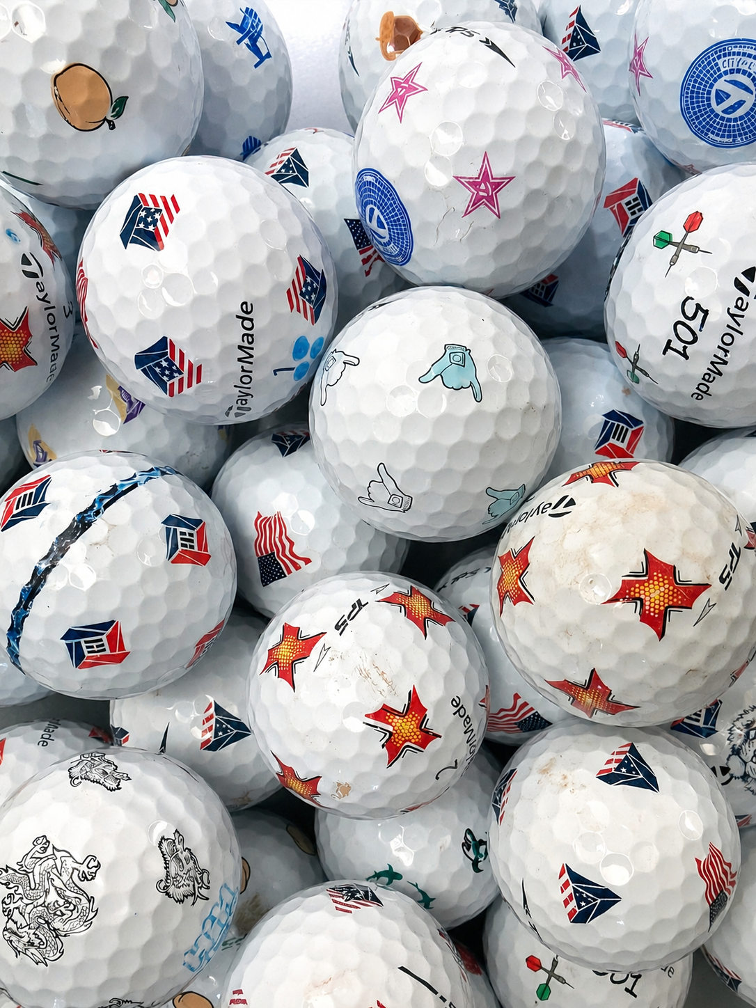 TaylorMade TP5 Pix Limited Edition & Collaboration Lake Balls