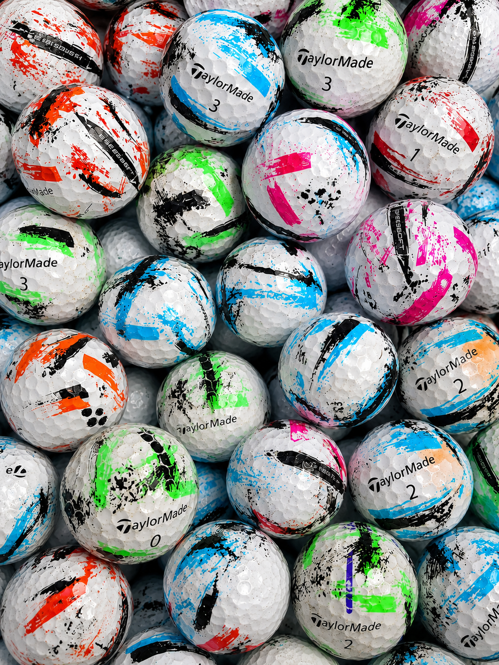 TaylorMade SpeedSoft Ink Multi Lake Golf Balls