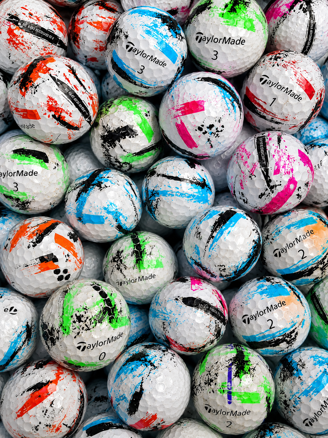 TaylorMade SpeedSoft Ink Multi Lake Golf Balls